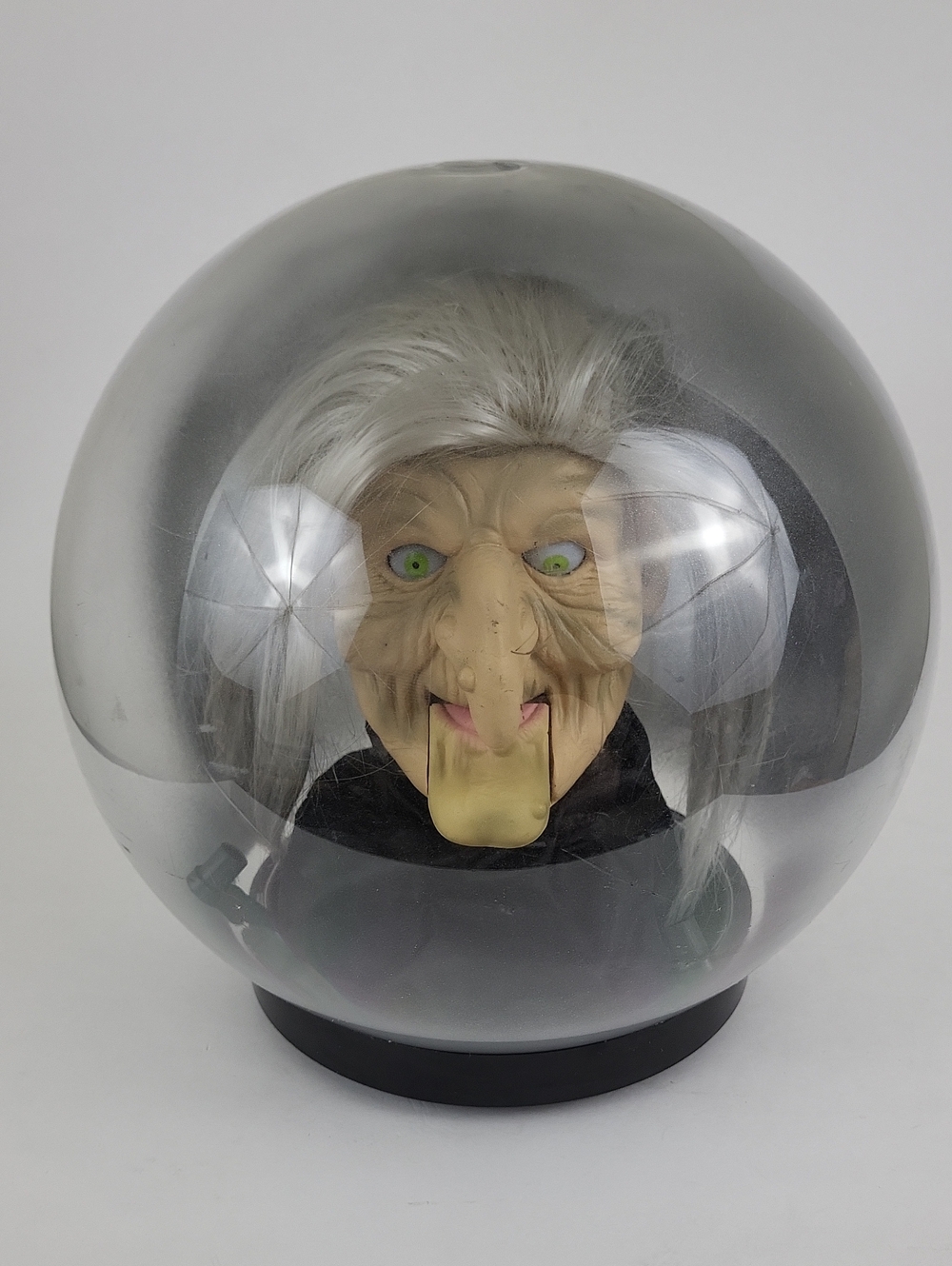 Gemmy Talking Cackling Witch Crystal Spirit Ball Halloween Casts Spells WORKS!